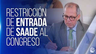 Senador Julio César Triana radicó carta en el Congreso para restringir entrada de Saade al recinto