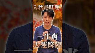 入秋開始走旺運！三生肖大運降臨要把握！