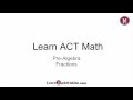 Finding Common Denominators and Fractions