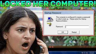 I LOCKED a SCAMMER out of her OWN PC! [SYSKEY'D]