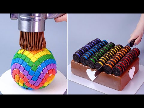 Satisfying Rainbow Cake Decorating Compilation | Amazing Cake and Dessert Recipes | Yummy Cake