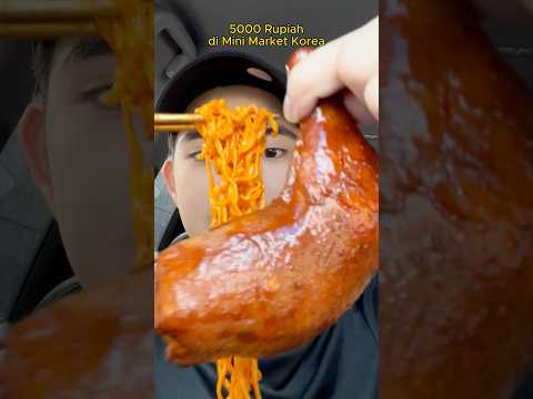 Makan jajanan Korea Rp 5.000 turkey leg, samyang, onigiri seven eleven
