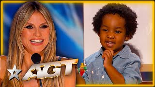 CUTE Kid is a Maths GENIUS on America's Got Talent!