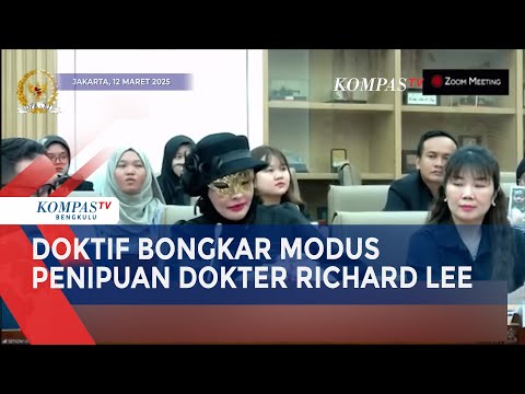 Doktif Bongkar Modus Penipuan Dokter Richard Lee, Bikin DPR Banjir Interupsi