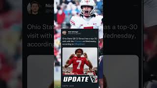 CJ Stroud Has a top-30 visit with the Texans on Wednesday Per to RapSheet #houstontexans #nflnews