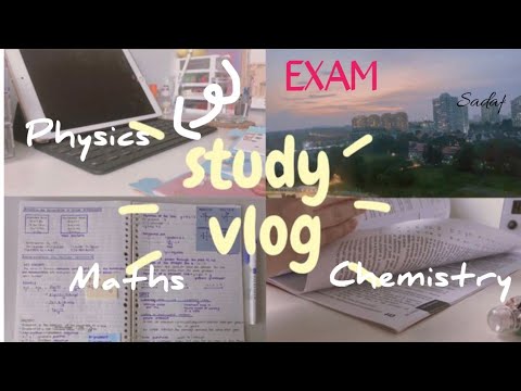 First study vlog||physics Exam||PCM student||as a 11th grader