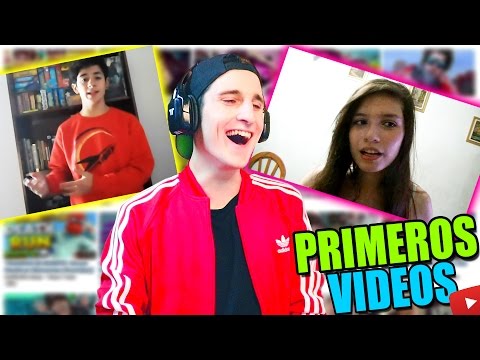 REACCIONANDO a los PRIMEROS VIDEOS de YOUTUBERS!