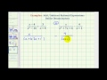 Rational Expressions and Simplification