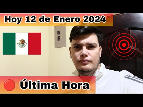 Sismo en México 6.1 Grados hoy Domingo 12 de Enero 2025 Michoacán