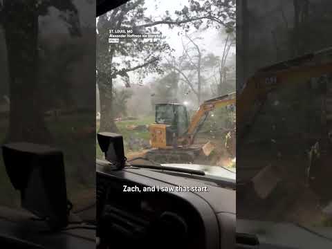“We’re in a Tornado!” St. Louis Workers Caught in Storm