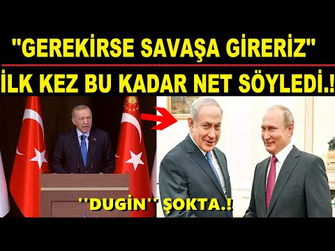 ''GEREKİRSE SAVAŞA GİRERİZ'' İLK KEZ BU KADAR NET SÖYLEDİ.!