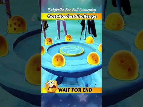 Most Hardest Challenge - Dragon Ball Trial Challenge 😱 #shorts #hardestchallenge