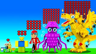 ¿Qué ITALIAN BRAIN ROT (Dragon Cannelloni, Chicletera Bicicletera) Tiene MAS VIDA en MINECRAFT? 😱