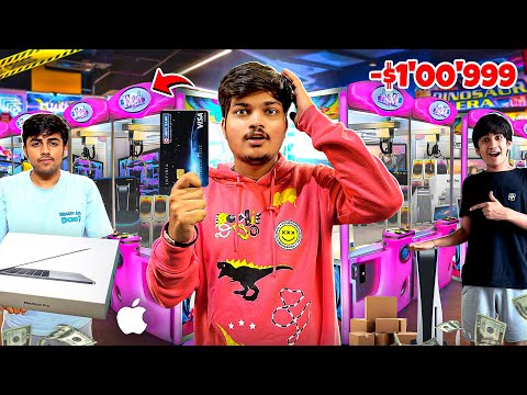 SPENDING ALL MY MONEY IN ARCADE GAMES TO WIN JACKPOT😍 -RITIK JAIN VLOGS