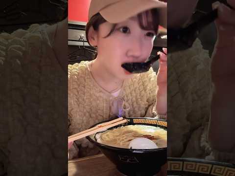 【一蘭】ラーメンを食べる女性声優🍜