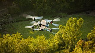Spreading Fertilizer in Inaccessible Areas with Agri Spray Drones