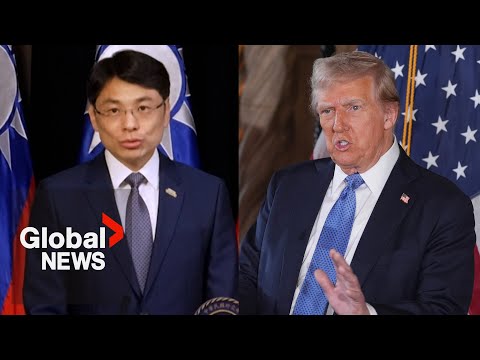 YouTube video thumbnail: Trump Says China Won’t Attack Taiwan on His Watch, Island Maintains It Must Rely on Its Own Security