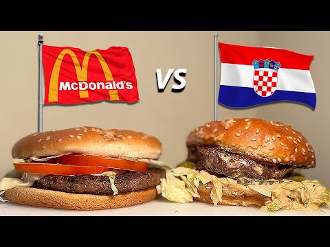 MCDONALDS vs HRVATSKI Burger - KOJI JE BOLJI ?