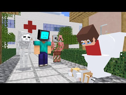 Monster School : POOR SAD STORY SKIBIDI TOILET ALL SEASON SKIBIDI - Minecraft Animation