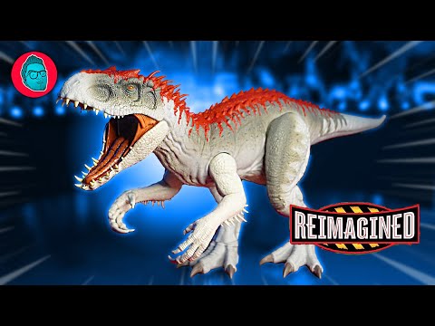 🤯 Review INDOMINUS REX Reimagined de MATTEL 🔴 (PIEL REAL FEEL!)