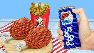 Magnetic Chicken🍗🍗 | So Yummy KFC Fast Food | Stop Motion & Satisfying video
