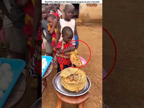 The little boy wanted to take a bread for his mother.