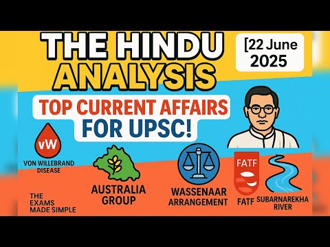 22 June 2025 The Hindu Newspaper Analysis