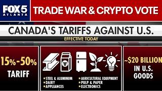 US-Canada trade war escalates; Senate tests CLARITY Act | FOX 5 News