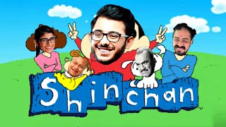 ShinChan - Indian Meme Version 🎧 : ft. Hindustani Bhau | CarryMinati |CID Memes | Trending Memes 🔥