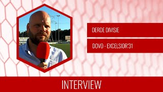 Screenshot van video Jurjan Wouda: "De tweede helft was niet goed genoeg" | DOVO - Excelsior'31