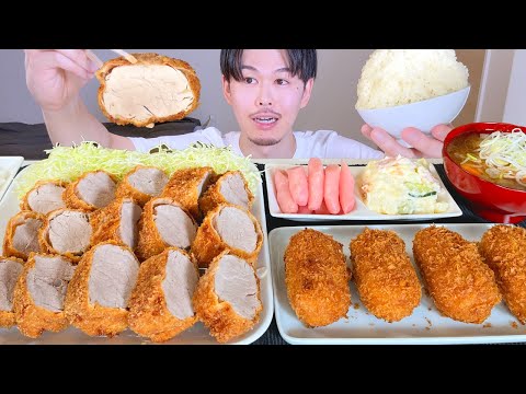 ASMR 黒豚ヒレカツ🐖Pork Cutlet EATING SOUNDS | 咀嚼音 | MUKBANG | 먹방