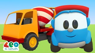 Leo el Camión y los Camiones de Construcción grandes y pesados - Carritos para niños