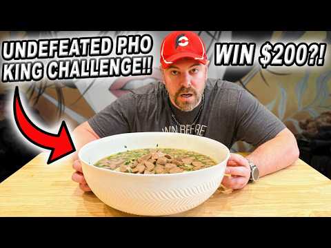 Win $200 By Eating Tamarind's Undefeated "Pho King" Vietnamese Pho Challenge in Salt Lake City!!