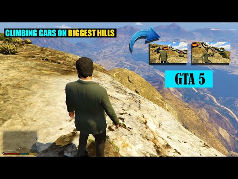 The biggest😯 hill climb in | GTA 5 / playing first time gta 5 #gta5