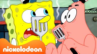 SpongeBob | Karakter SpongeBob yang pantas dipecat 😭 | Kompilasi 60 Menit | Nickelodeon Bahasa