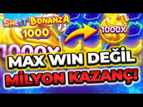 🍭 Sweet Bonanza 1000X 🍭 Yeni Oyun | Max Win Değil ama Milyon Kazanç | Slot Oyunları Büyük Kazançlar