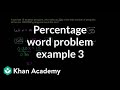 Percent Word Problems: Finding the Whole Number