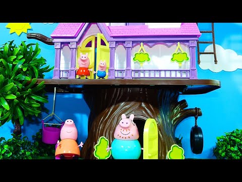 Peppa Pig e Sua Nova Casa da Árvore.