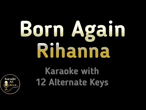 Rihanna – Born Again Karaoke Instrumental ( Marvel Black Panther ) Lower Higher Male Original Key