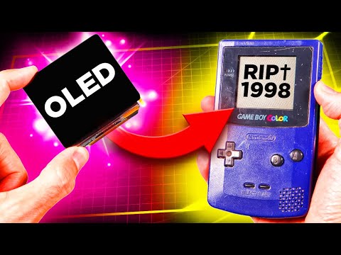 ¡ INSTALÉ una PANTALLA TACTIL AMOLED a una GAMEBOY COLOR MUERTA !