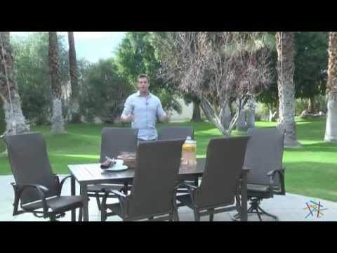 Bellagio Wicker Patio Dining Set - Product Review Video