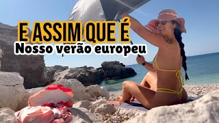 Vanlife Grécia, Biquíni, Sunga e Praia | Vanlife Real de campervan Kombi na europa Ep 437