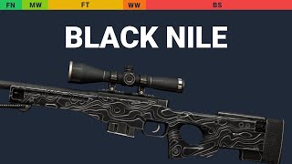 AWP Black Nile Wear Preview