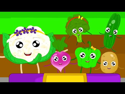 Ten Little Vegetables, Learning Videos and Counting Songs for Kids