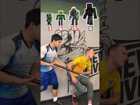 ❌ABS STRONG CHALLENGE⚡️|MINECRAFT ZOMBIE CHALLENGE🧊|WHO WON?🏆
