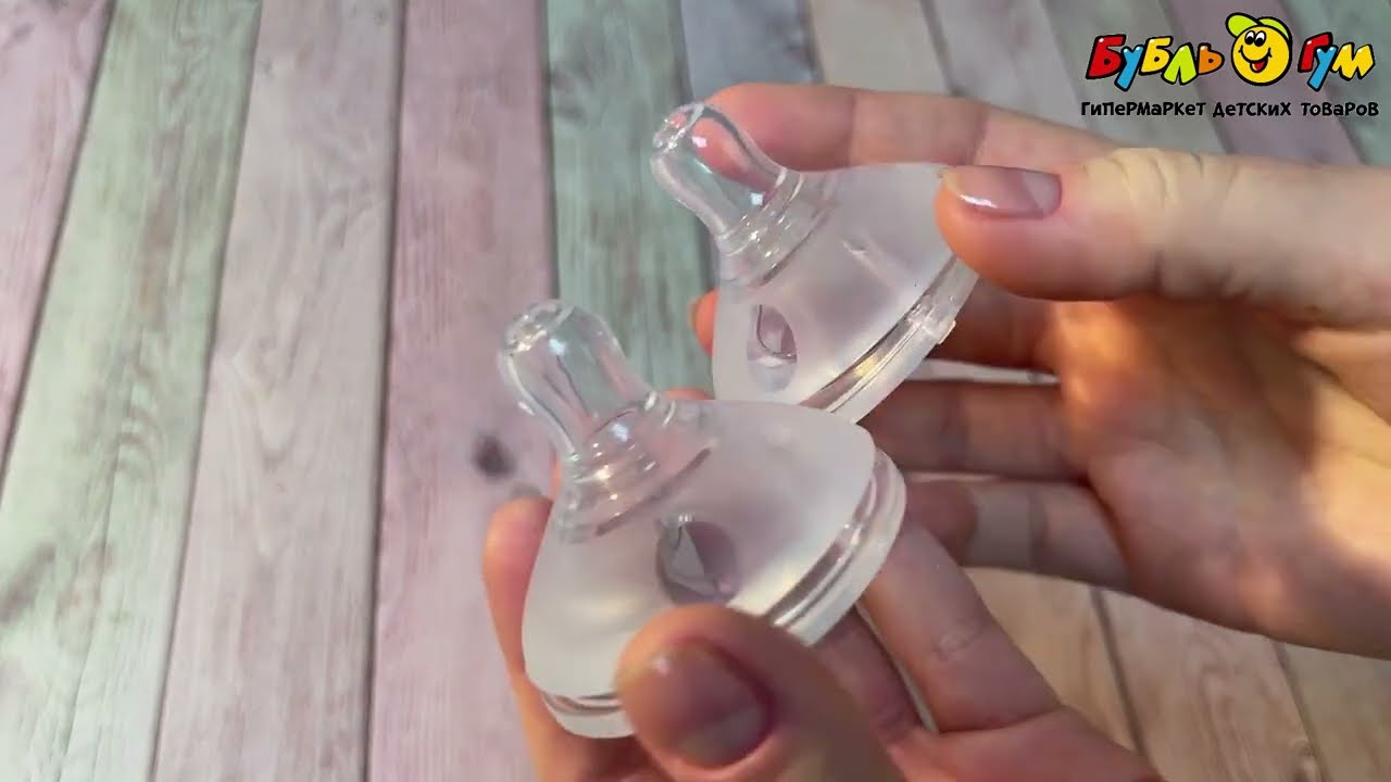 Соска ROXY KIDS силиконовая медленный поток 2шт с 0мес - видео  Соска ROXY KIDS силиконовая медленный поток 2шт с 0мес - видео