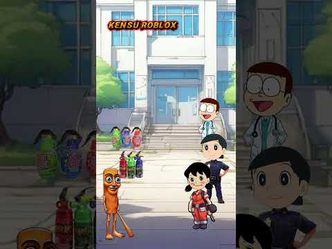 Bác sĩ Nobita ăn kẹo hình kim tiêm #Short #cartoon #Doraemon