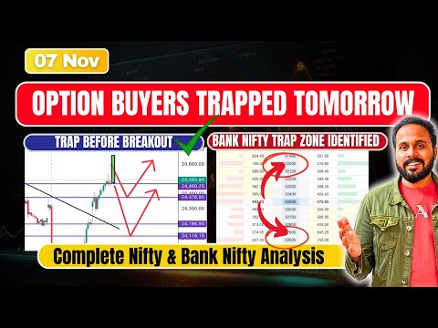 NIFTY PREDICTION FOR TOMORROW & BANK NIFTY ANALYSIS in English FOR 07 November 2024