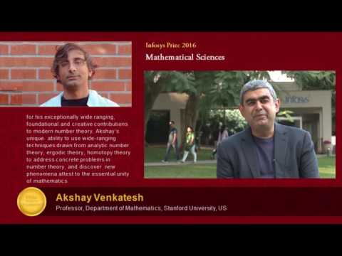 Infosys Prize 2016 Winners Announcement – Mathematical Sciences