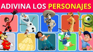 ✨🎭 ¡ADIVINA el PERSONAJE ANIMADO Solo Viendo su SILUETA! 🎮🧩 ¡Desafío DIVERTIDO! 🎉